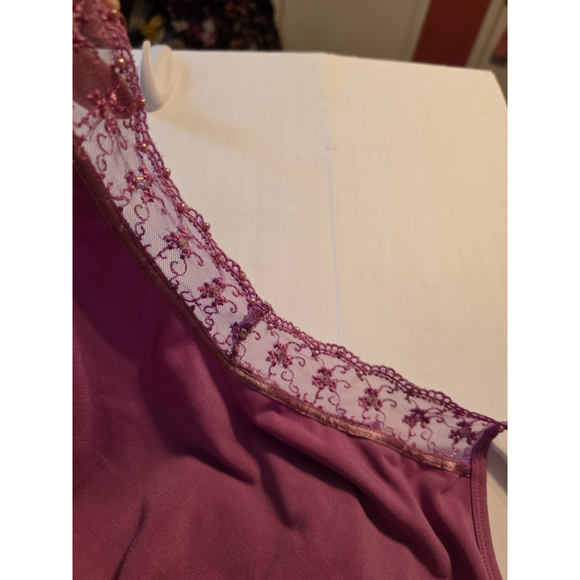 Lane Bryant Cami Y2k Sequin Spaghetti Strap Pink Size 14/16 - Picture 11 of 11